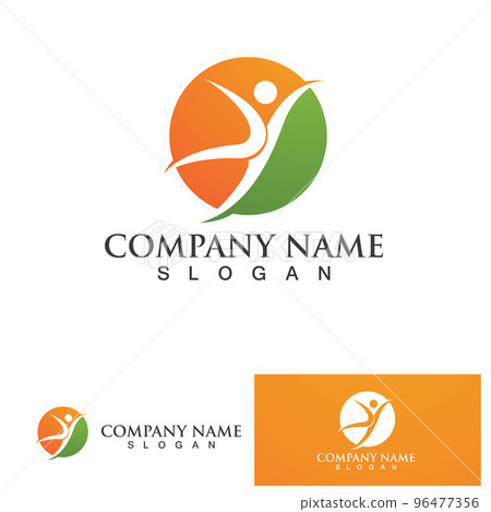 Health People Logo Vector illustration Design Template 96477356