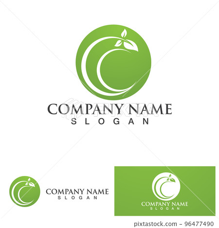 Eco Energy Vector Logo with leaf symbol. Green color with flash or thunder graphic. Nature and electricity renewable. This logo is suitable for technology, recycle, organic. Eco Energy Vector Logo with leaf symbol. Green color with flash or thunder graphic. Nature and electricity renewable. This logo is suitable for technology, recycle, organic. 96477490