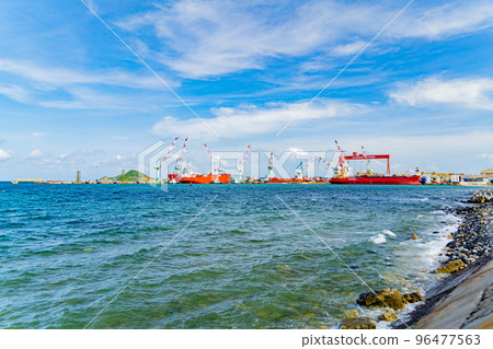 Cargo seaport. 96477563