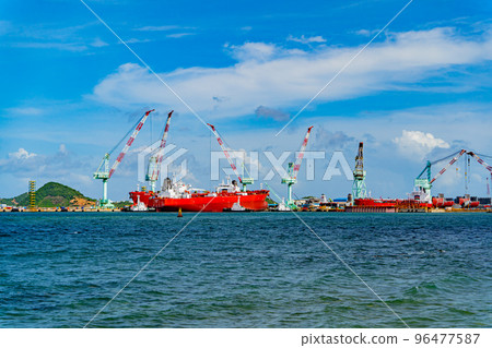 Cargo seaport. 96477587