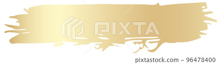Golden brush strokes in grunge style. Irregular shapes and rough edges. Design element for t-shirt or website. Golden brush strokes in grunge style. Irregular shapes and rough edges. Design element for t-shirt or website. 96478400