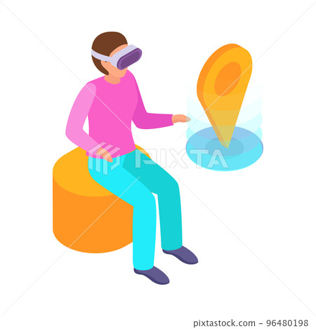 VR Location Isometric Composition 96480198