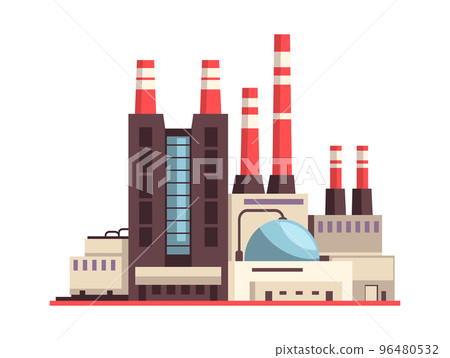 Industrial Buildings Plant Composition Industrial Buildings Plant Composition 96480532