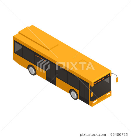 Bus Isometric Icon 96480725