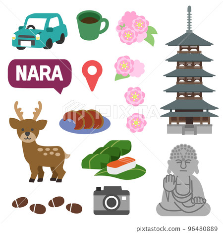 奈良圖標沒有線 96480889