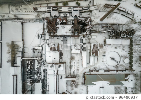 Demidov's old plant in Nizhny Tagil, Russia. Aerial view 96480937