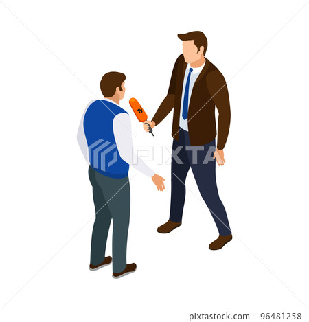 Broadcasting Isometric Icon 96481258