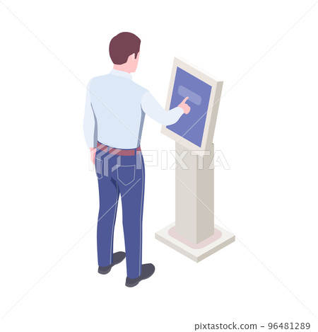 Information Kiosk Icon 96481289