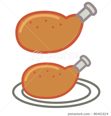 肉集顏色圖標插圖集 肉集顏色圖標插圖集 96481824