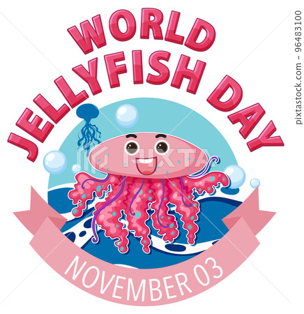 World Jellyfish Day Banner Design 96483100