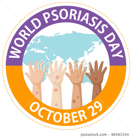 World Psoriasis Day Banner Design 96483104