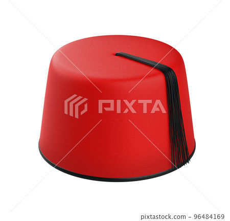 Red Turkish fez 96484169