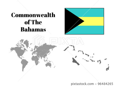 Bahamas flag/map/territory Bahamas flag/map/territory 96484265