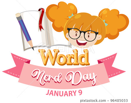 World Nerd Day Banner Design World Nerd Day Banner Design 96485033