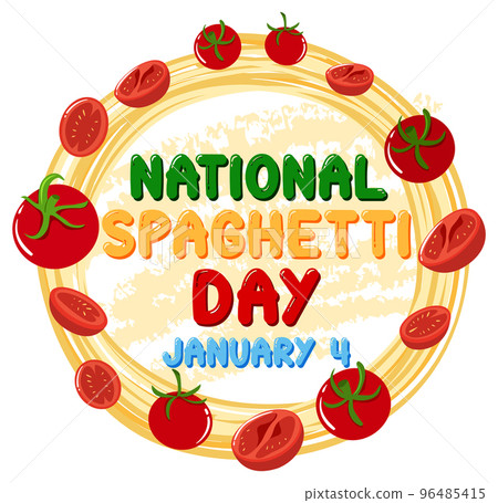 National Spaghetti Day Banner Design National Spaghetti Day Banner Design 96485415