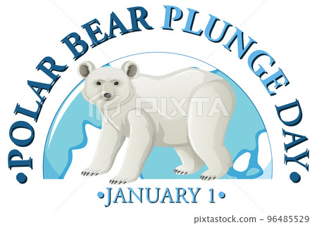 Polar Bear Plunge Day January icon 96485529