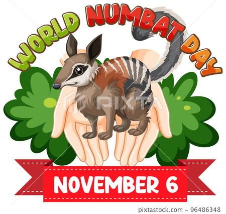 World Numbat Day Banner Logo World Numbat Day Banner Logo 96486348