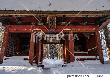 冬季戶隱神社奧社 冬季戶隱神社奧社 96486480