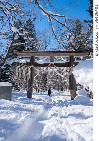 Winter Togakushi Shrine Okusha Winter Togakushi Shrine Okusha 96486481