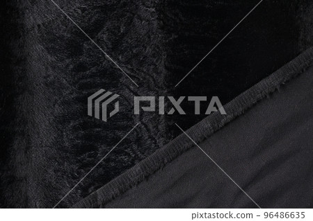 Smooth soft dirty black color furry, fluffy texture Smooth soft dirty black color furry, fluffy texture 96486635