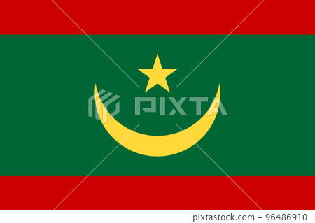 Mauritania Flag Mauritania Flag 96486910