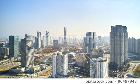 Northeast Asia Trade Tower, POSCO Tower, The Sharp Central Park, Songdo G Tower, Songdo Central Park, Songdo International City, Yeonsu-gu, Incheon 96487948