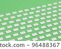 Electric Socket on green background 96488367