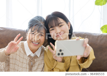 High school girls and senior women High school girls and senior women 96490533