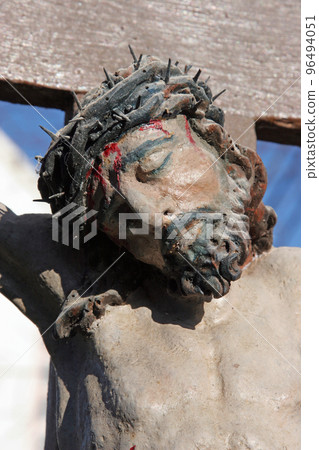 Roadside Crucifix in Klenovnik, Croatia Roadside Crucifix in Klenovnik, Croatia 96494051