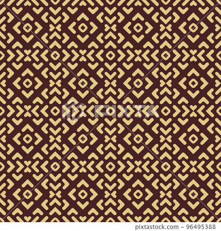 Seamless Abstract Geometric Vector Pattern With Rhombuses Seamless Abstract Geometric Vector Pattern With Rhombuses 96495388