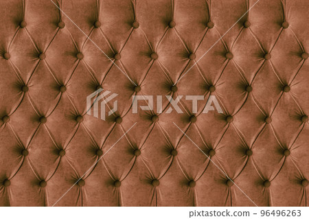 Brown capitone velours textile decoration with buttons Brown capitone velours textile decoration with buttons 96496263