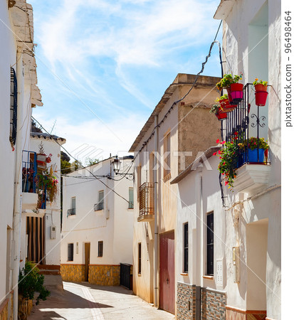 Old town street Darrical Spain 96498464