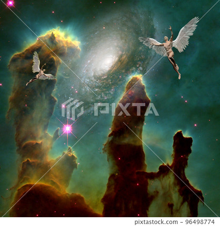 Angels in space Angels in space 96498774