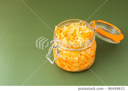 Fermented cabbage with carrots Fermented cabbage with carrots 96499631