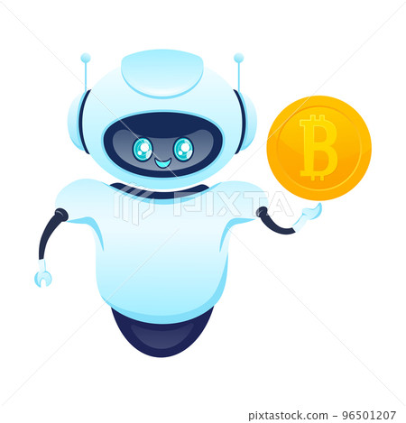Trading bot. Stock trading concept. Artificial intelligence. Abstract background. Trading bot. Stock trading concept. Artificial intelligence. Abstract background. 96501207