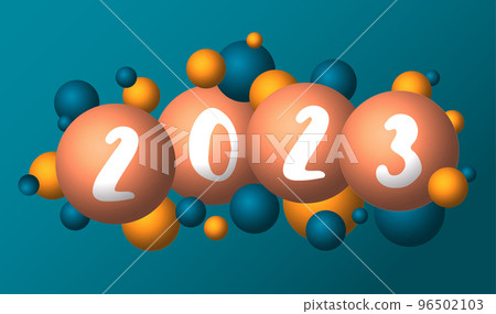 2023 happy new year. numbers 3D style. vector linear numbers. design of greeting cards. vector illustration. 2023 happy new year. numbers 3D style. vector linear numbers. design of greeting cards. vector illustration. 96502103