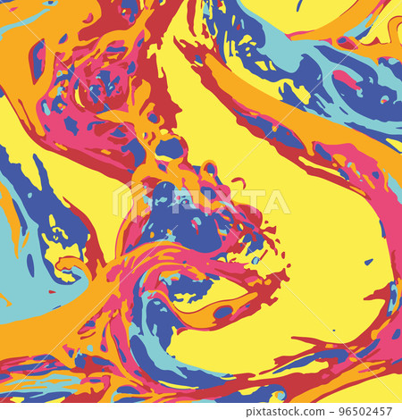 Liquid color background design. Fluid gradient composition. 96502457