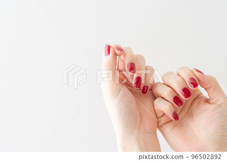 Woman's hands with manicure 96502892