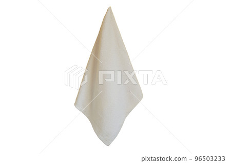 White towel for Spa hanging isolated 96503233