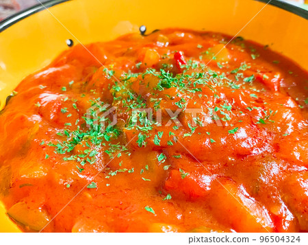 Ripe tomato ratatouille 96504324