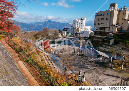 Ikaho Stone Step Alwin Park in Autumn 96504807