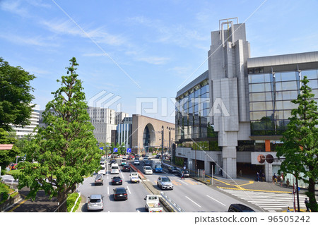 Scenery around Shinanomachi Station in Shinjuku Ward, Tokyo Scenery around Shinanomachi Station in Shinjuku Ward, Tokyo 96505242