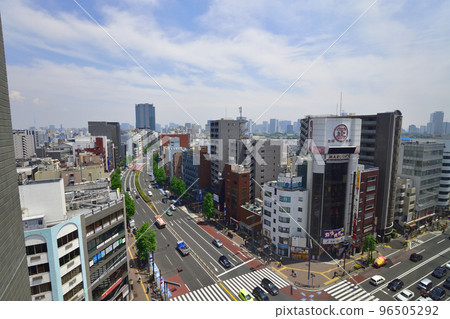 東京都新宿區四谷三丁目風景 東京都新宿區四谷三丁目風景 96505292