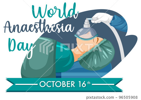 World Anaesthesia Day Banner Design 96505908