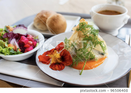 A sample lunch at BIOTOPIA Cafe Saint-Jacques 96506408