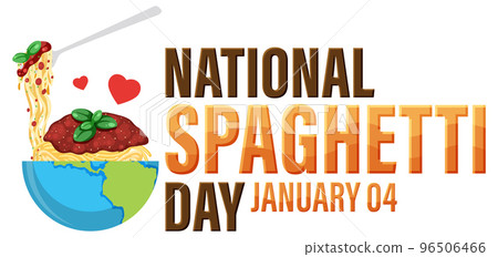 National Spaghetti day banner design National Spaghetti day banner design 96506466