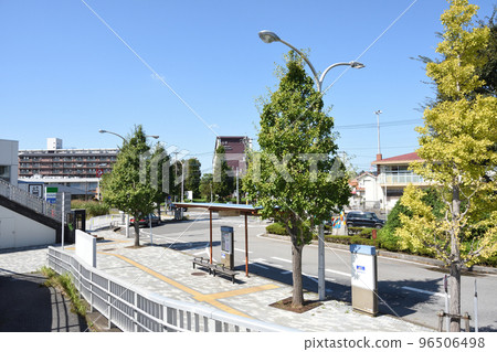 In front of Hokuso Railway Komuro Station In front of Hokuso Railway Komuro Station 96506498