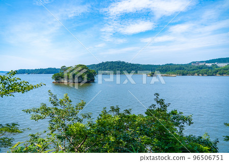 從福浦島（宮城縣松島町）看到的松島灣 96506751