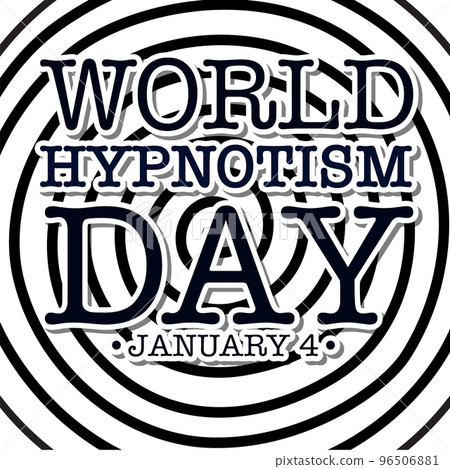 World hypnotism day January icon World hypnotism day January icon 96506881
