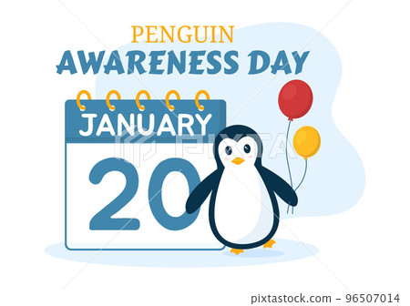 Happy Penguin Awareness Day on January 20th to Maintain the Penguins Population and Natural Habitat in Flat Cartoon Hand Drawn Templates Illustration Happy Penguin Awareness Day on January 20th to Maintain the Penguins Population and Natural Habitat in Flat Cartoon Hand Drawn Templates Illustration 96507014